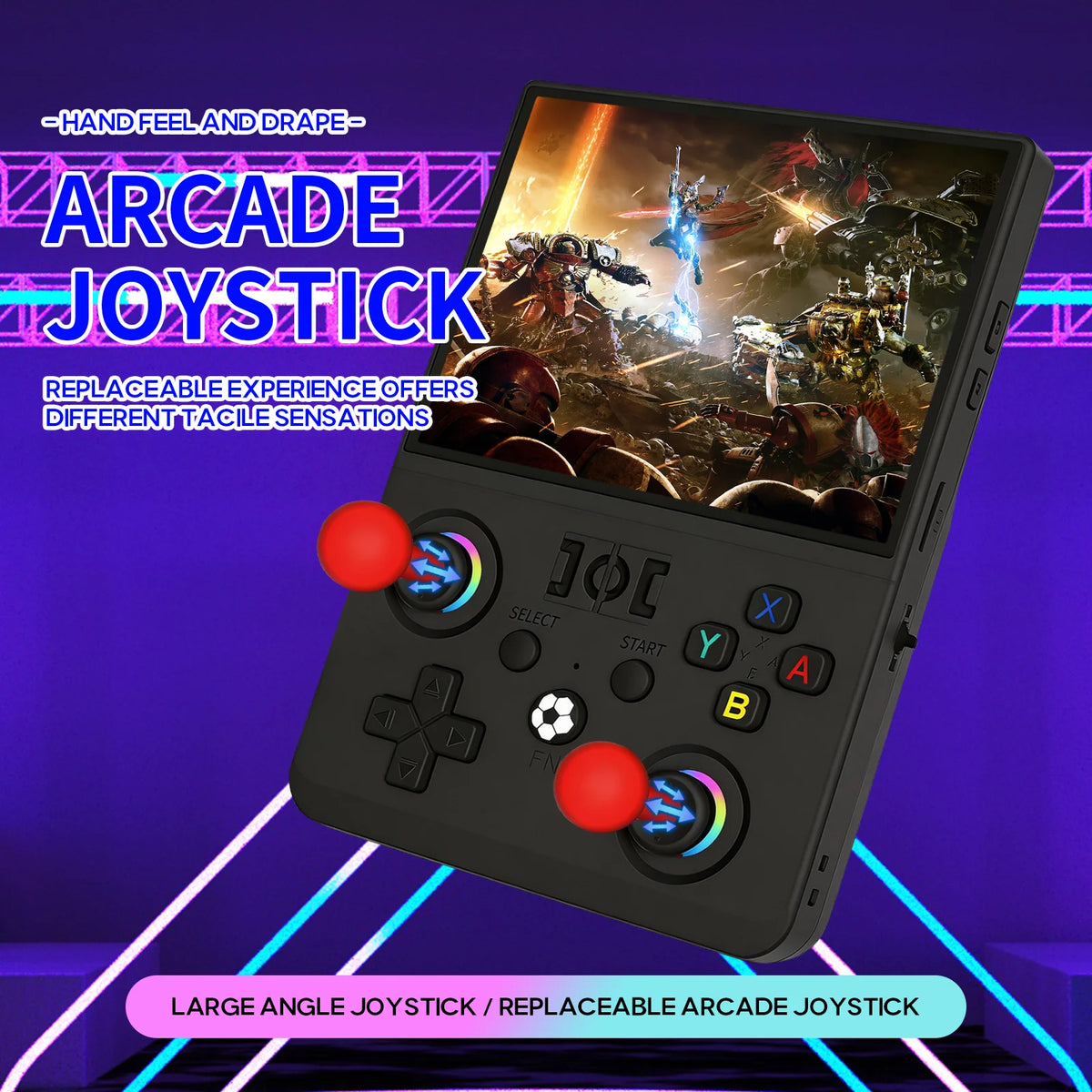 MAXⅡ 2026 Newest  4.5 Inch Retro Handheld Game Console 1024x768 IPS HD Screen Portable Open Source Linux System with 2*Joys