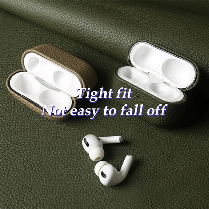 For Airpods Pro Case 100% Genuine Leather Case For Airpods 3 / 2 / Pro2 Protection Box Cases AirPods Case Cowhide Charging Box