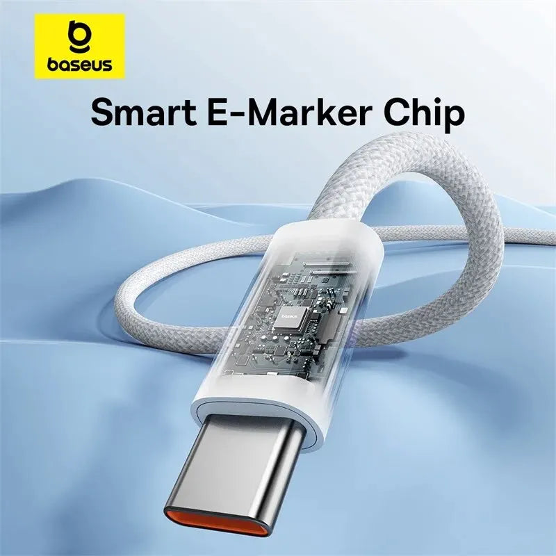 Baseus 100W Type C To USB C Cable For iPhone 18 17 16 Fast Charging Charger Cord For Macbook iPad Samsung Xiaomi Fast USB C Wire