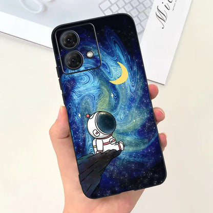 For Motorola Moto G54 Case Moto G84 Phone Cover Cute Astronaut Slim TPU Soft Silicone Funda For MotoG54 MotoG84 5G XT2343-1 Capa
