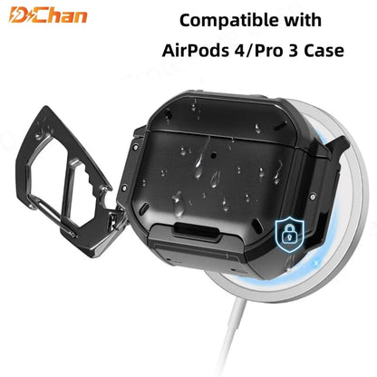  for New AirPods Pro 3 Waterproof Case Full Heavy Duty Protection Cover Anti-Scratch Hard Shell Cover For AirPods 4 Pro 3 Cover