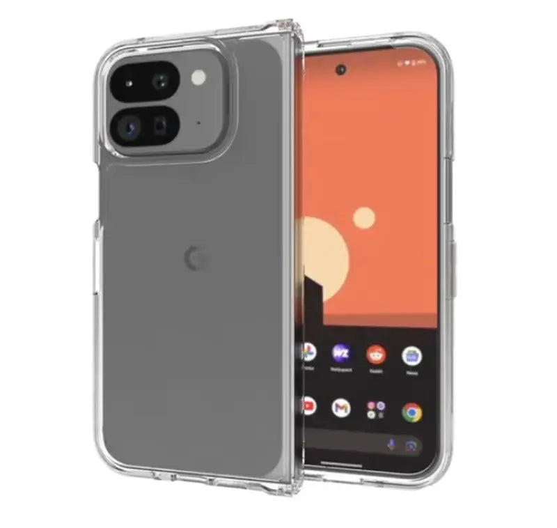 for Magsafe Case for Google Pixel 10 Pro Fold Transparent Acrylic Shockproof Wireless Charging Hard Cover for Pixel 10 9Pro Fold