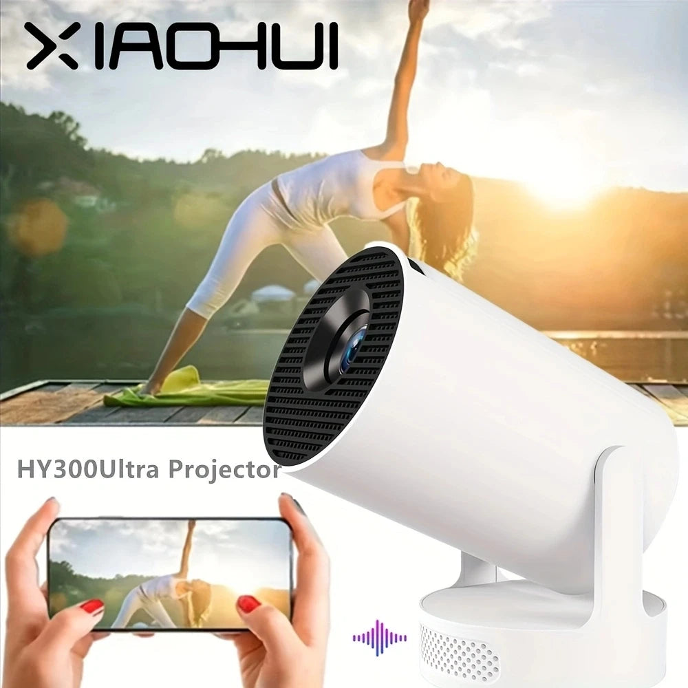 HY300ultra Short Throw Android11 Projector 300 ANSI Wifi6 1280*720P BT5.4 High Definition Home Cinema Outdoor Travel Projector
