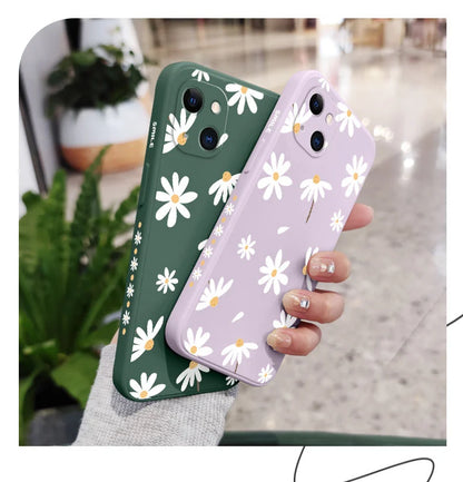 Plain Daisies Phone Case For iPhone 17 17 Air 16 16e 15 14 13 12 11 Pro Max Mini X XR XS MAX SE2020 8 7 Plus 6 6S Plus Cover