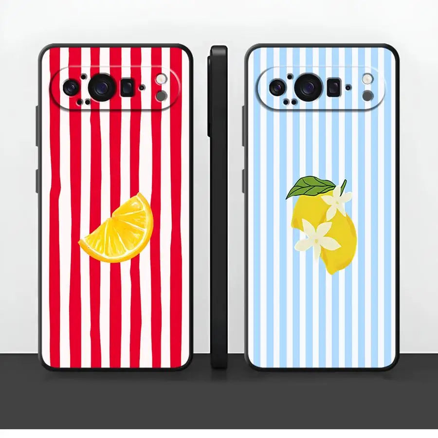 Funda Phone Cover Case for Google Pixel 10A 9a 6a 10 9 Pro XL 7a 6 7 8 Pro 8a Fashion Fruits
