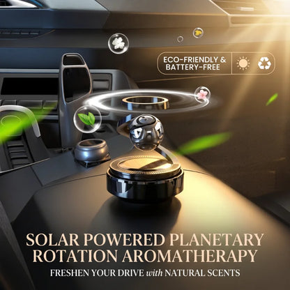 Solar Car Rotating Aromatherapy Perfume Diffuser Levitation Rotating Auto Lasting Fragrance Air Purifier Car Interior Accessorie