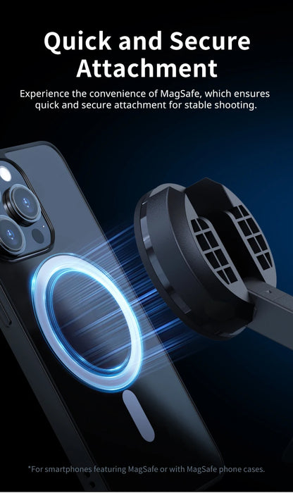 Ulanzi MT-84 Portable Bluetooth Selfie Stick Smartphone Tripod Quick Release With Wireless Bluetooth Controller For iPhone 15 14
