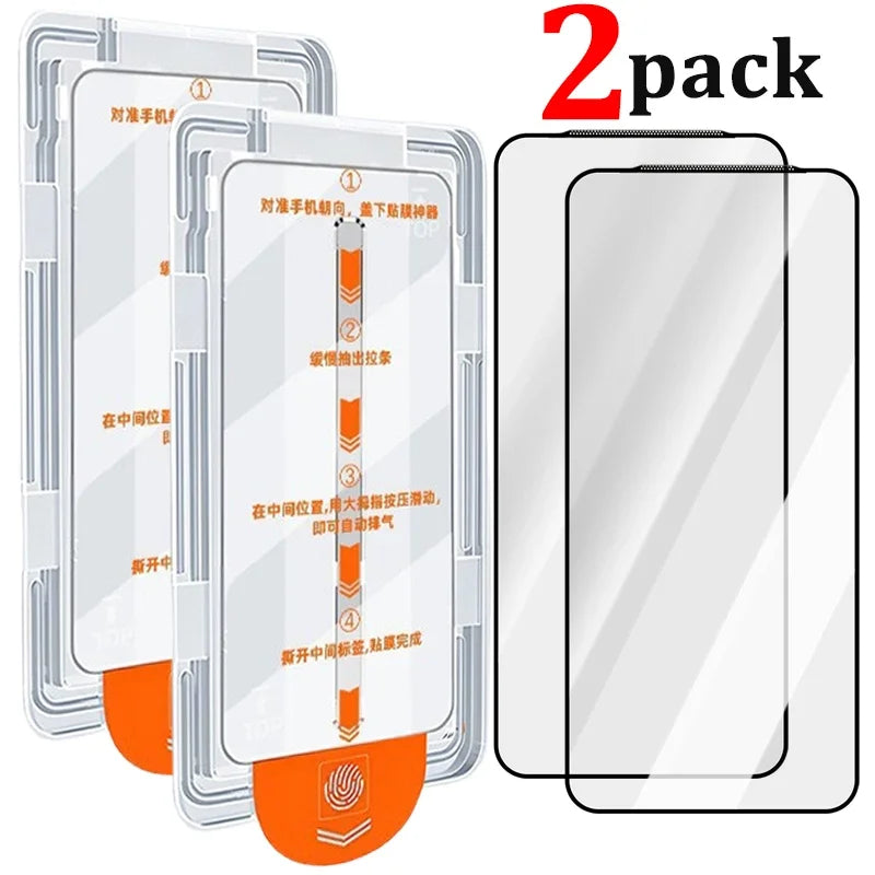3-1PCS 8K HD Tempered Glass For iPhone 18 Pro Max 18pro Screen Protector Easy Install Dust-Free Box for iPhone 17 Pro Max Air