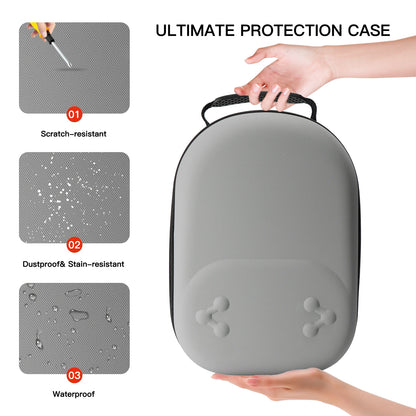 Hard Carrying Case Drop-resistant Portable Storage Bag Travel Carry Bag for Meta Quest 3/3S VR Headset Controller Accessories