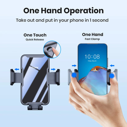 TOPK Car Phone Holder Air Vent Mount for Big Phones Thick Case Friendly iPhone 15 14 13 Pro Max Samsung S24 S23 Ultra Heavy Duty
