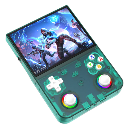 R36 Ultra X Open Source Portable Game Device 4.5 Inch Full‑Laminated IPS Screen Quad‑Core Processor RGB Light Joystick Vibration