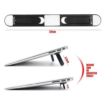 Invisible Laptop Riser Stand Universal Multiple Colors Notebook Cooling Holder Folding Keyboard Riser For MacBook/Dell/HP/Lenovo