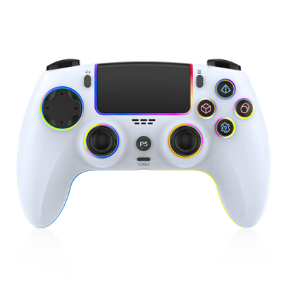 WITSURGE Hall Effect PS5 Controller,Wireless Anti-Drift Gamepad,Dual Hall Joysticks&Triggers,Macro Back Buttons,1500mAh, RGB