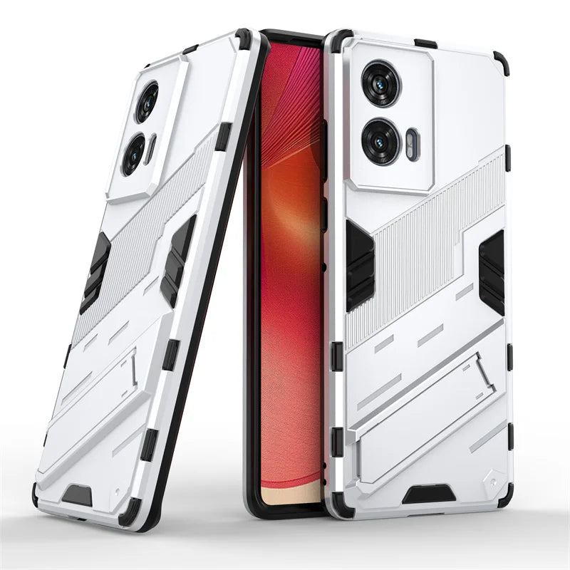 For Motorola Edge 50 Fusion 5G Case Magnetic Armor Shockproof Stand Phone Cases for Moto Edge50 Fusion Edge50Fusion Back Cover