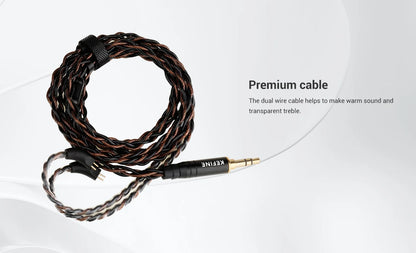 KEFINE Klanar 14.5mm Planar Magnetic Driver Hifi Wired IEM Earphones with CNC Metal  Housing & Detachable 0.78 2pin 3.5mm Cable