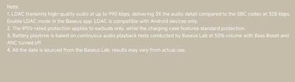 Baseus Bowie MS1 -55dB Adaptive ANC Earbuds Semi-In-Ear Wireless Bluetooth 6.0 Earphones Stable Fit Ear Hi-Res Audio Headphone