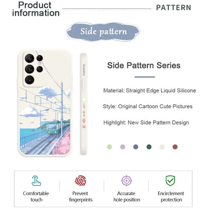 Tranquil Scenery Phone Case For Samsung Galaxy S25 FE S24 S23 S22 S21 S20 Ultra Plus S10 10E Note 20 ultra 10 9 Plus Cover