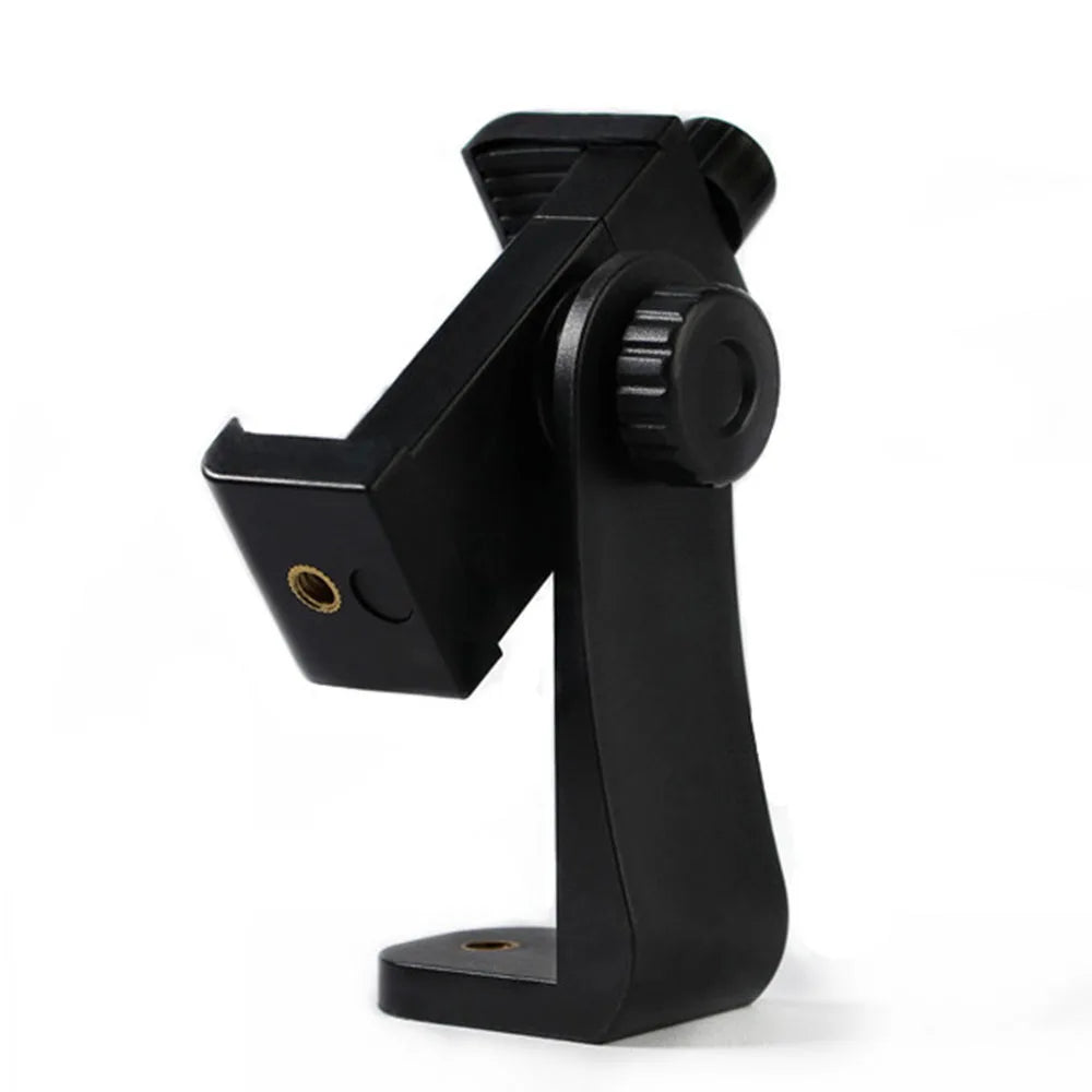 360 Degree Mobile Phone Clip Cellphone Holder With 1/4 Screw Tripod Mount Desk Tripod Adapter For Iphone Huawei Samsung