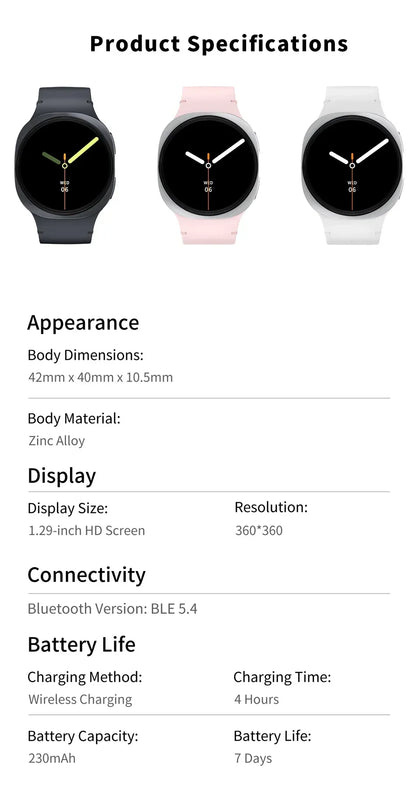 2026New GPS Tracking Smart Watch Women Health Monitoring Bluetooth Call NFC  IP68 Waterproof  Sports Mode Compass Smartwatch Men