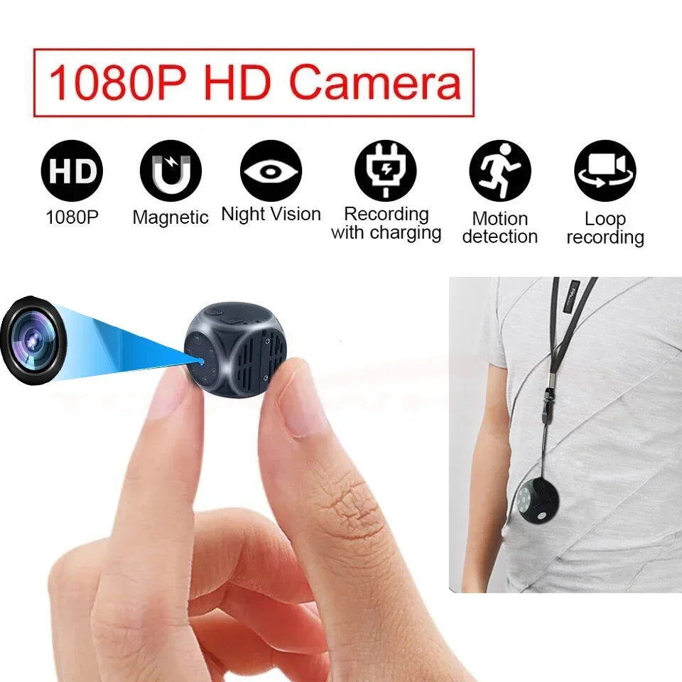 1080P HD Portable Very Small Camera Infrared Night Vision Motion Detect Video Cards Micro Secret Camcorder DVR Recorders Espiar
