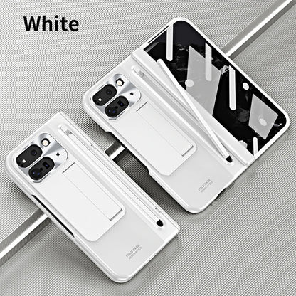 For Google Pixel 10 9 11 Pro Fold Case With Hinge Protection & Stylus Pen & Foldable Bracket & Screen Protector PhoneCover Shell