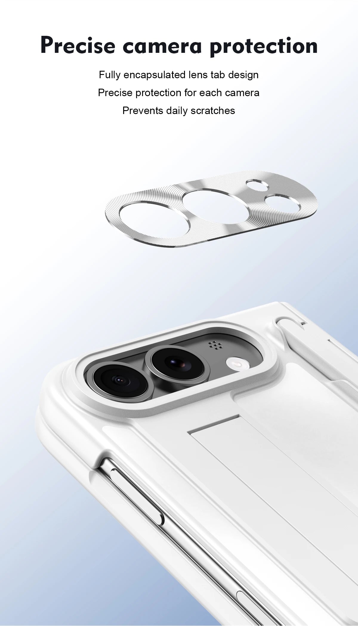 Suitable for iPhone Duo Folding Case Tempered Film Stylus Hinge Stand Protects Back Cover-Phone Case Funda