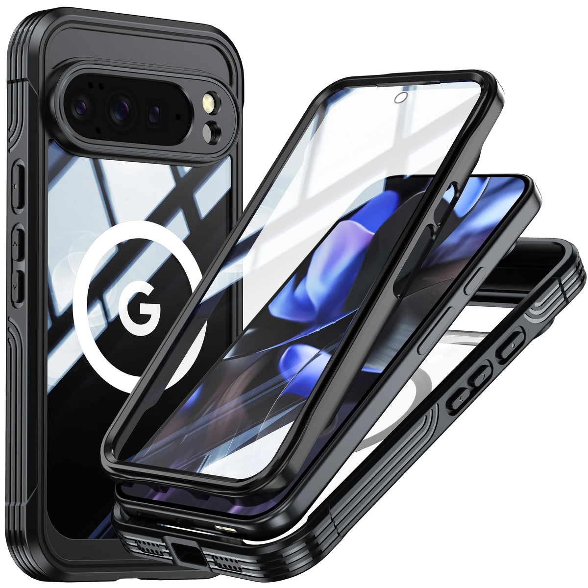 Shellbox Suitable for Google Pixel 10 Pro XL Pixel 8PRO/9A 9PRO XL All Inclusive Phone Case, Anti Drop, Armored Appearance