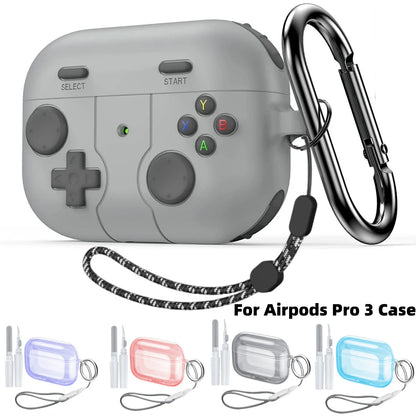 for 2025 AirPods Pro 3 Case with Cleaning Kit Protective Case for AirPods Pro 3rd Generation Case AirPod Pro 3 Case Accessories