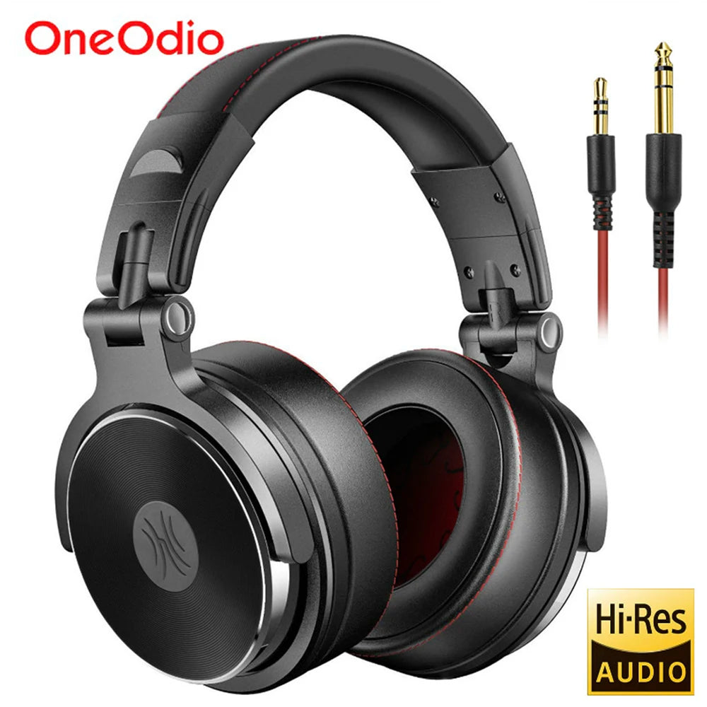 Oneodio Studio Pro DJ Headphone Over Ear 50mm Drivers HIFI Wired Headset Professional Monitor DJ Headphones With Mic For Phone