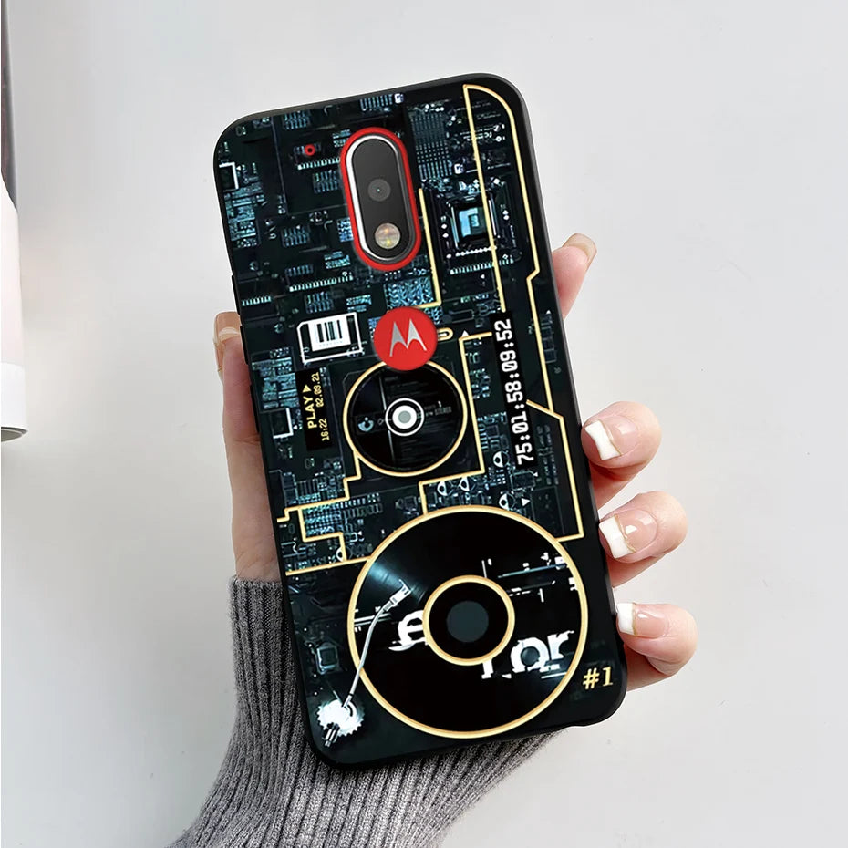 Case for Motorola Moto G4 / Moto G4 Plus / Moto G4 Play Back Cover Fashion Marble Silicone Soft TPU Protective Phone Cases Coque