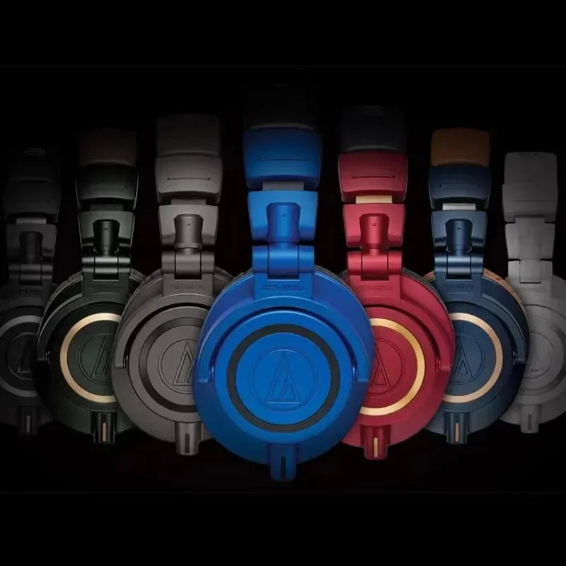 Audio-Technica ATH-M50X Closed Back Mixing Mastering Monitoring Headset Professional Studio Monitor Headphones Over Ear Ath M50x