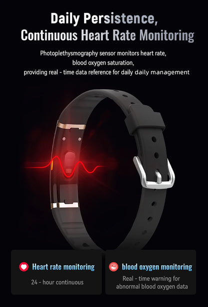 New Sport Fitness Tracker Smart Bracelet Heart Rate HRV Monitor Pedometer Remote Control Photography Smart Watch for Android iOS