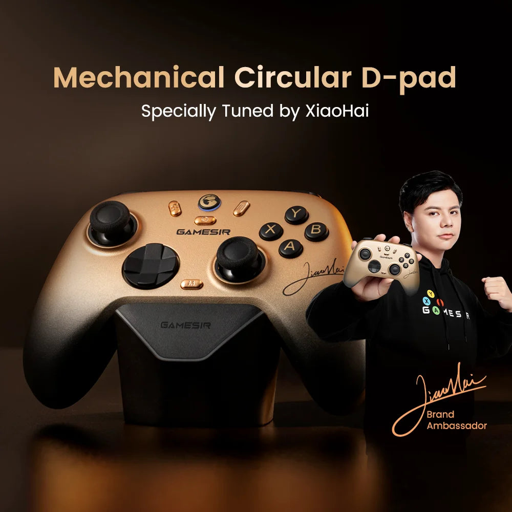 GameSir Nova 2 Lite Wireless Game Controller Switch Gamepad Hall Effect Joysticks Anti-Drift for Nintendo Switch / iPhone / Android / PC