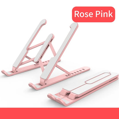 Tablet Stand Holder Folding Heat Dissipation Storage Lifting Adjustable Laptop Stand for Ipad