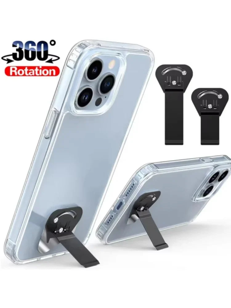 Ultra-Thin Phone Kickstand Universal 360 Degree Rotatable Cellphone Holder Stands Foldable Desktop Phone Bracket for Mi Samsung