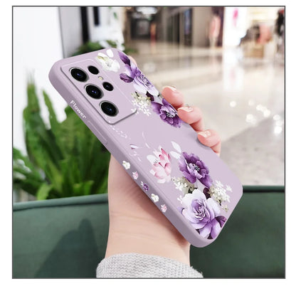 Beautiful Peony Phone Case For Samsung Galaxy S25FE S24 S23 S22 S21 S20 S10 S10E Ultra Plus FE Note 20 Ultra 10 Plus Cover