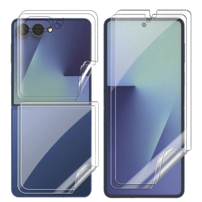 Anti-scratch Screen Protector For Samsung Galaxy Z Flip 7 6 5 Flip7 Flip6 Flip5 Protective Soft Hydrogel Film For ZFlip7 ZFlip6