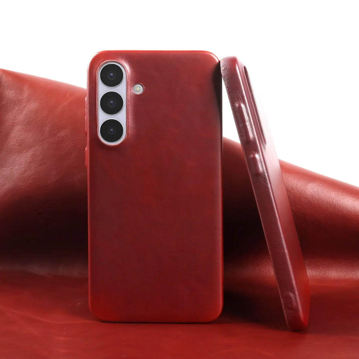 Retro for Samsung Galaxy S26 Ultra Case S25 S24 S23 S22 S21Luxury Genuine Leather Cases for Galaxy S26 Vintage Phone Back Cover