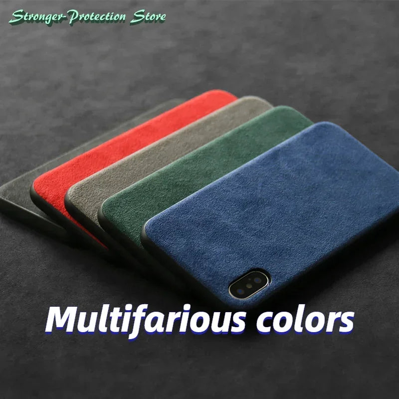 Phone Case Made of Italian Leather for Google Pixel 9 Pro 8 Pro 7 Pixel Fold 8A 7A Luxury Business Artificial Phone Case