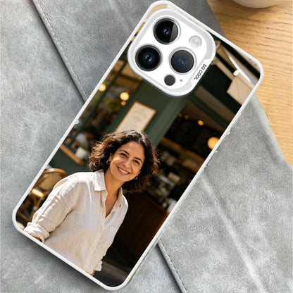 Customized Photo Silicone Case For iPhone 17 16 15 14 13 12 11 Series Customization Phone Cover Shockproof Bumper Fudna
