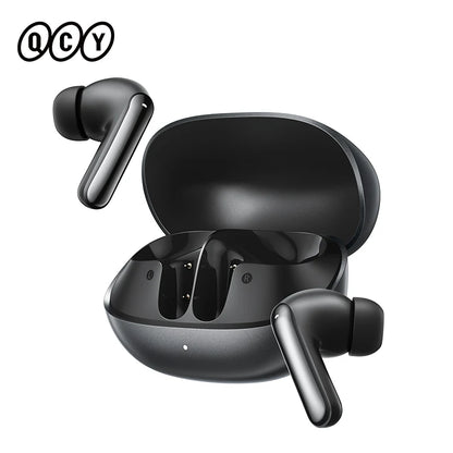 QCY MeloBuds N20 Adaptive Hybrid Noise Cancelling Earbud Wireless Bluetooth 6.0 Headphone 6 Mics Clear Call HT20 Earphone 40Hrs