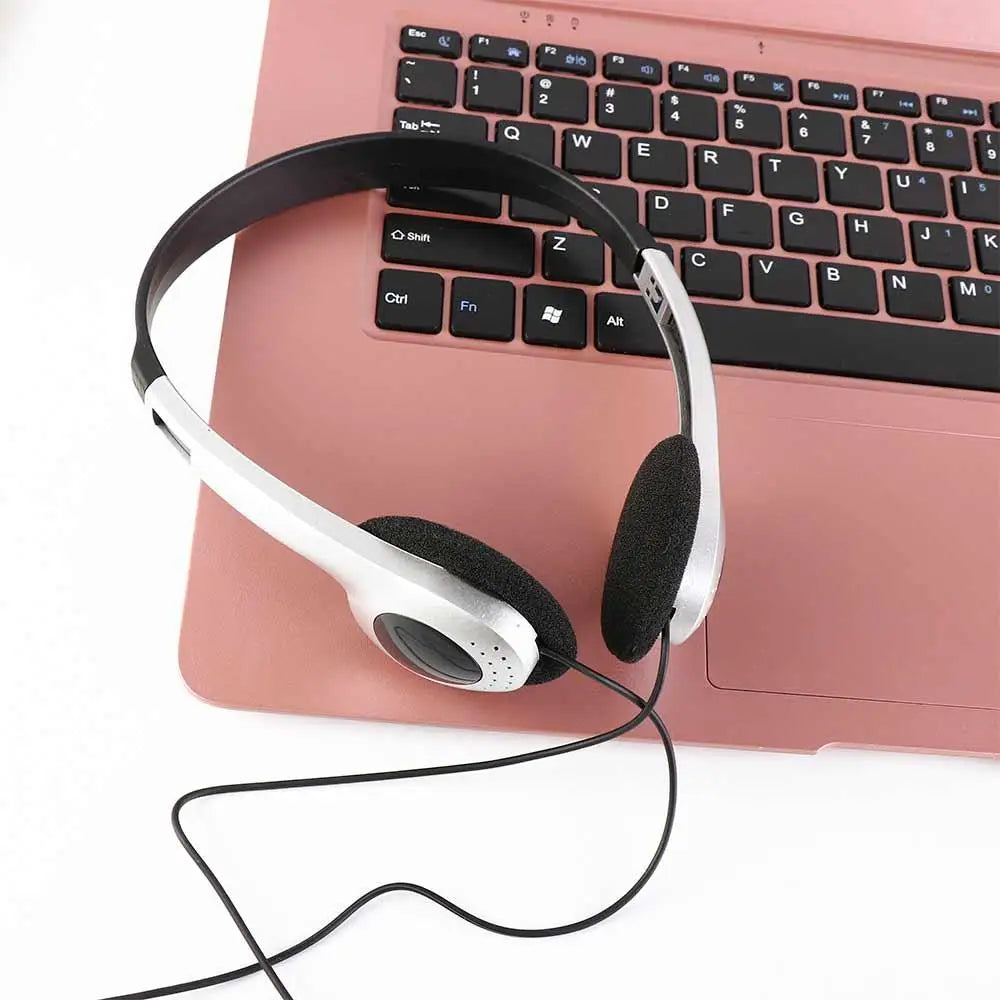 Fashion Style Over Ear Earbud Retro Headphone 3.5mm Vintage Y2k Headphones Wired 80s 90s Retro Headset Lisening Music