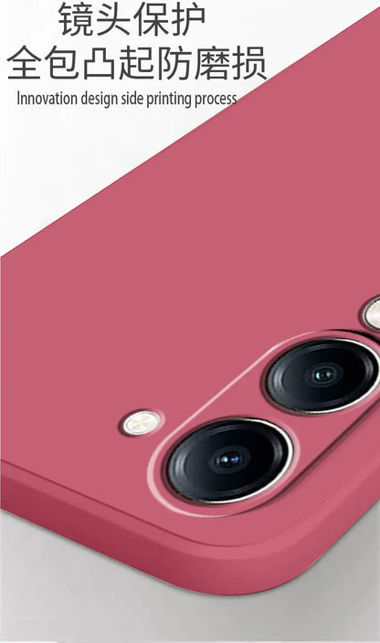 For VIVO Y29S Y19 5G Y04 Y19e 4G Case Simple Skin-friendly Silicone Lanyard Cover for VIVo Y29 s Anti-slip Shockproof Funda