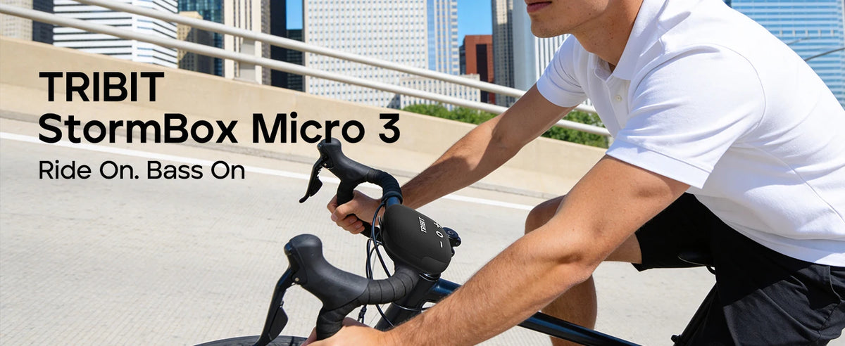 Tribit StormBox Micro 3 Wireless Speaker,13W XBass Sound,BT 6.0, 24H Playtime,IP68,TWS,Strap & Magnetic Mount for Bike/Outdoor