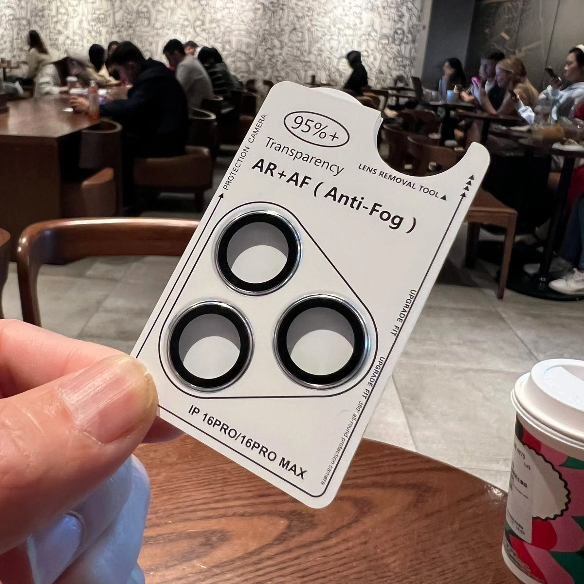 Snap-On AR HD Tempered Glass Camera Lens Film Primarily Fit iPhone 18 Pro Max Compatible with iPhone 17-13 Series W/ Pry Notch