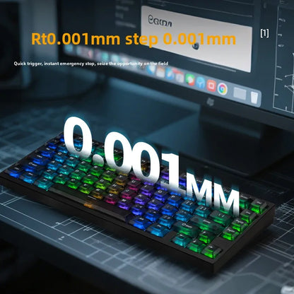 IROK MG75 PRO Mechanical Keyboard MG75 MAX Magnetic Switch 0.001RT Quick Release Gasket Structure 8K Low Latency Gaming Keyboard