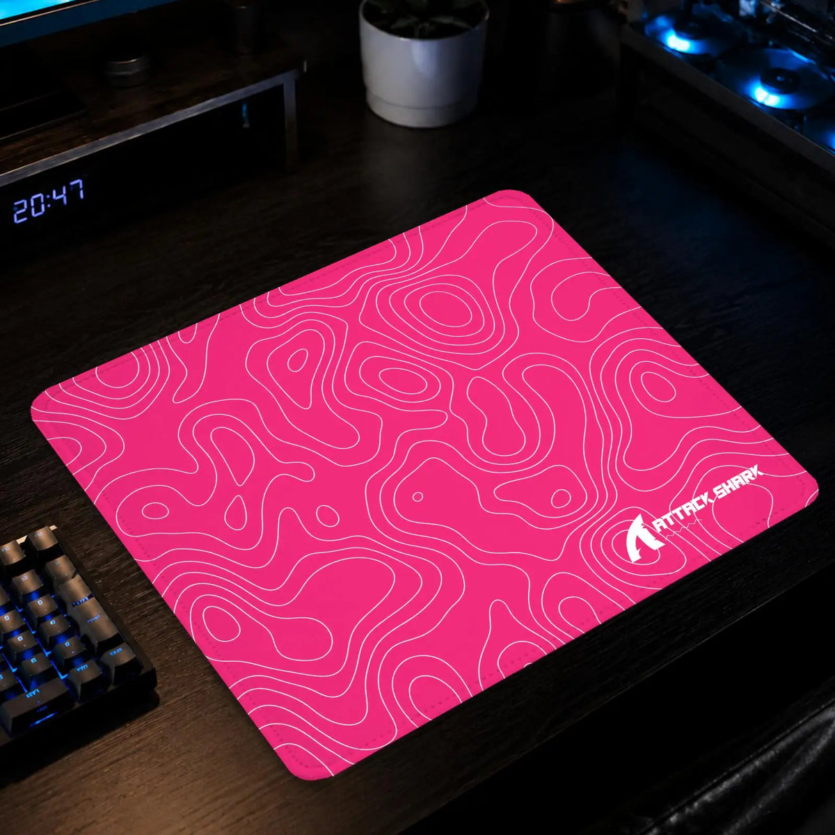 Attack Shark Mouse Pad Cartoon rubber Small mouse pad desktop computer office keyboard e-sports Genshin game