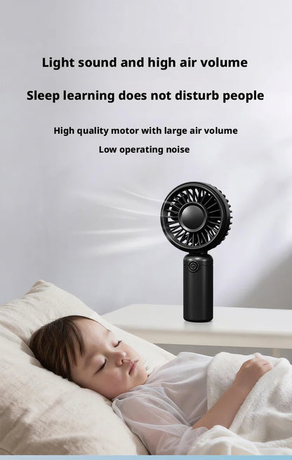 New Mini Fan Portable Mini USB Rechargeable Quiet Fans Table Makeup Eyelash Cooler Kids Outdoor Office Travel Air Cooler Fan NEW