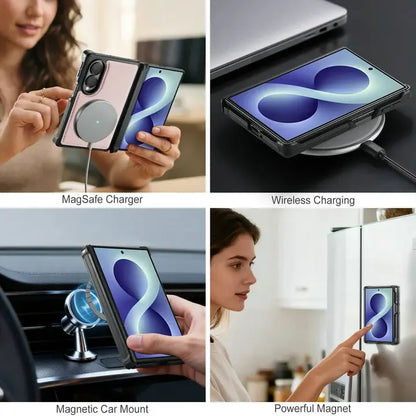 Galaxy Z Fold8 2 In1 Detachable Flip Cover Leather Wallet Case For Samsung Galaxy Z Fold 8 Magnet Card Slots Holder Wallet