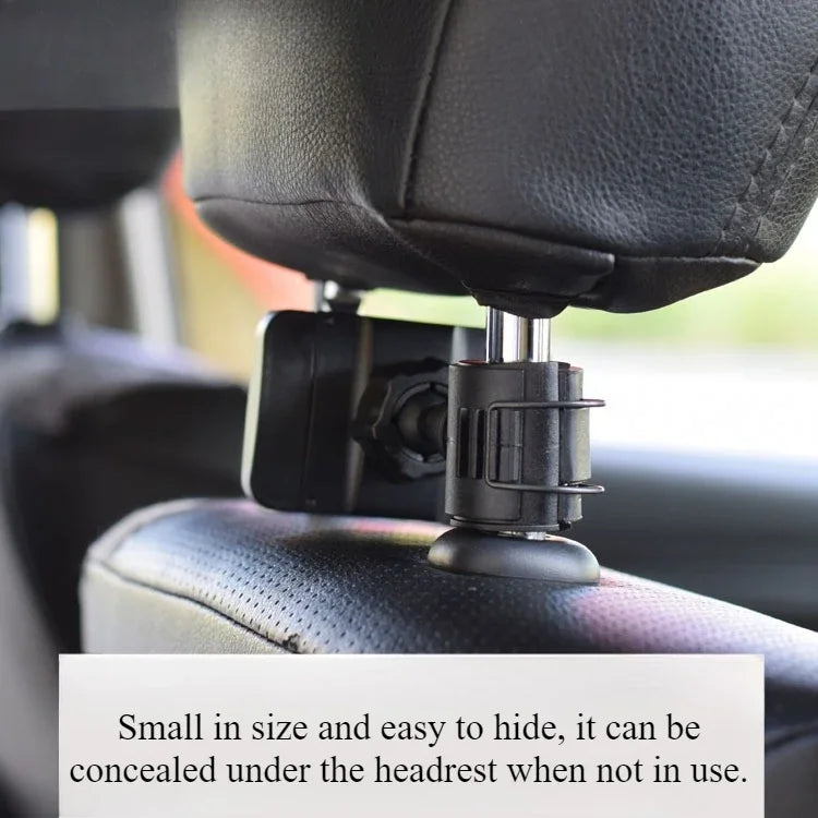 Universal Car Headrest Phone Tablet Holder Rear Seat Mount Stand Adjustable Hanging Hook for Mobile Phone iPad